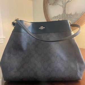 Coach Shoulder Bag Black and Brown